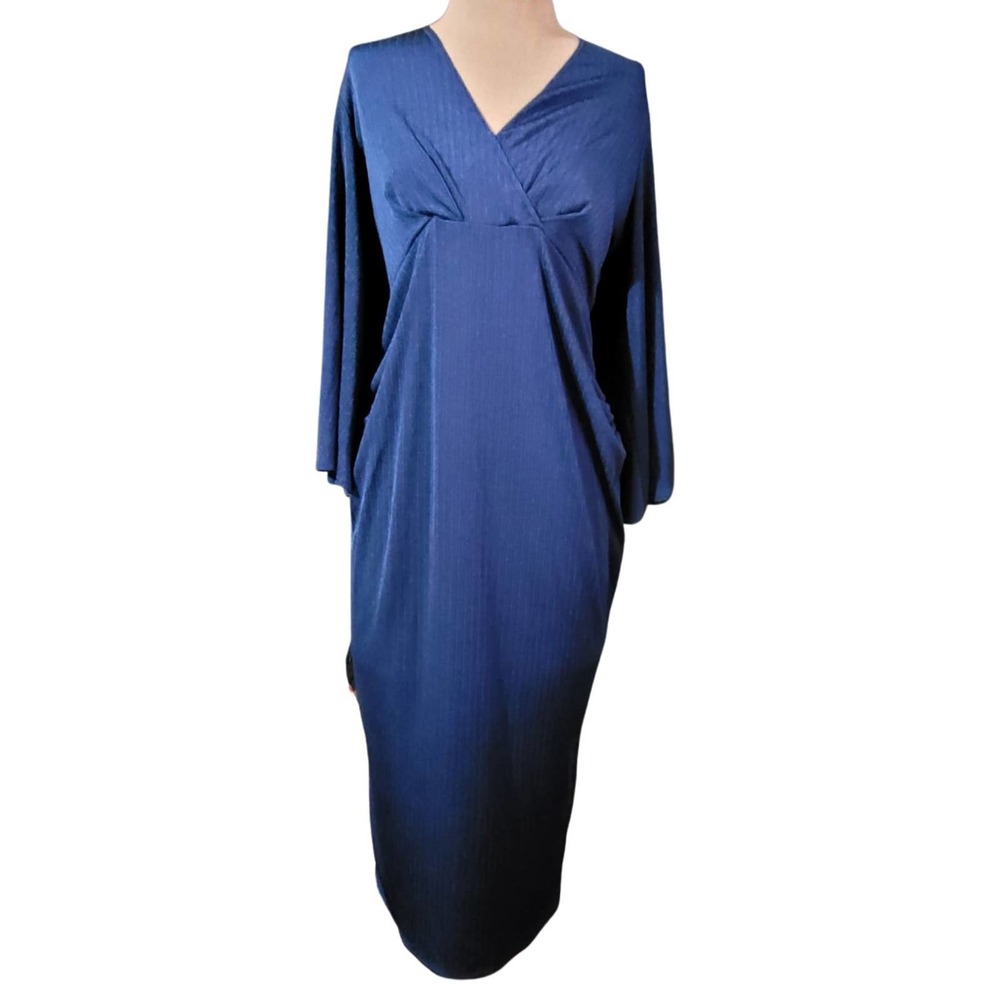 Asos Maternity  Blue Long Sleeve Dress Size 6